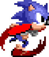 Sonic correndo atrás da Race Cargas