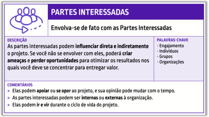 PMBOK - Partes Interessadas